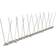 vidaXL Two Row Bird and Pigeon Spikes Set of 6