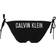 Calvin Klein Cheeky String Side Tie Bikini - Black
