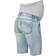 Mamalicious Slim Fit Maternity Shorts Blue/Light Blue Denim (20009629)