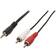 Valueline 3.5mm-2RCA 5m