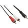 Valueline 3.5mm-2RCA 1m