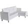 vidaXL 241980 White Sofa 188cm 3 Seater