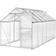 tectake Greenhouse 6.93m² Aluminium Polycarbonat