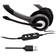 V7 HU521-2EP Deluxe USB Stereo Headphones with Microphone