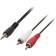 Valueline 3.5mm-2RCA 20m