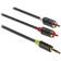 Konig 2RCA-3.5mm 6.6ft