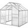 tectake Serre de Jardin Polycarbonate 250 x 185 x 195 cm Aluminium Polycarbonate