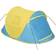 tectake Tente 2 places gris/vert de