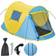 tectake Pop-up tent waterdicht grijs/groen