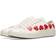 Comme des Garçons Basket Converse Low Blanche Multi Coeurs