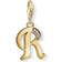 Thomas Sabo Charm Club Letter R Charm Pendant - Gold/White