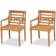 vidaXL 43051 2-pack Garden Dining Chair