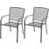 vidaXL 42705 2-pack Silla de jardín para comedor