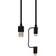 Mobilize USB A-USB Micro B/Lightning 1.5m