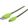 Manhattan Braided USB A-USB Micro-B 2.0 1m
