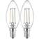 Philips 9.7cm LED Lamp 2W E14 2-pack