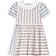 Livly Rosie Dress - Pink/Blue Block Candy Stripes (433002)