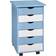 tectake Desk & Filing Cabinet