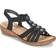 Rieker 62866-00 Sandalias - Marrón/Negro