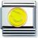 Nomination Composable Classic Link Tennis Ball Charm - Silver/Gold/Yellow