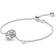 Pandora Sparkling Family Tree Slider Bracelet - Silver/Transparent