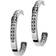 Edblad Andorra Earrings Small - Silver/Transparent