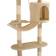 vidaXL Albero Per Gatti Con Tiragraffi In Sisal A Muro 194 cm Beige E Marrone