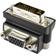 Renkforce DVI-VGA M-F Angled Adapter