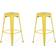 Beliani Cabrillo Bar Stool 76cm 2pcs