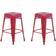 Beliani Cabrillo Bar Stool 60cm 2pcs