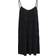 Urban Classics Velvet Slip Dress - Black