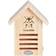 Esschert Design Abri À Coccinelles En Bois - Silhouette L 12.2 cm x L 16.9 cm x H 22.9 cm - Beige