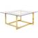 Beliani Crystal Coffee Table 80x80cm