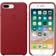 Apple Coque Leather iPhone 8 Plus 7 Plus Red Rouge