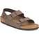Birkenstock Milano Birkibuc With An Ankle Strap - Mocha