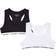 Calvin Klein Girl's Bralettes 2-pack - Black/White