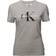 Calvin Klein Core Monogram Reg Fit Logo Tee - Light Grey Heather