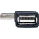 Tripp Lite Reversible USB A - Right Angle USB A M-F 2.0 Adapter