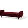Beliani Senja Red Soffa 200cm 3-sits