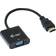 I-TEC HDMI - VGA/3.5mm/Mirco USB B PD M-F Adpater 0.2m