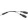 Tripp Lite 2x3.5mm-3.5mm M-F 0.7ft
