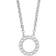 Blomdahl Brilliance Puck Hollow Necklace - Silver