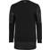 Urban Classics Long Zipped Leather Imitation Crewneck - Black/Black