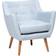 Beliani Drammen Polyester Fåtölj 84cm