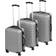 tectake Hard Shell Suitcase - Set of 3