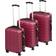 tectake Hard Shell Suitcase - 3 Set