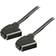 Valueline Scart-Scart Angled 0.5m