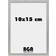 Nielsen Alpha Ramme 10x15cm
