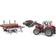 Bruder Massey Ferguson 7480 with Frontloader & Timber Trailer 02046