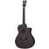 Schecter Deluxe Acoustic Satin SeeThru Black Chitarra Acustica Jumbo